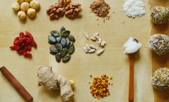 a table topped with lots of different types of food